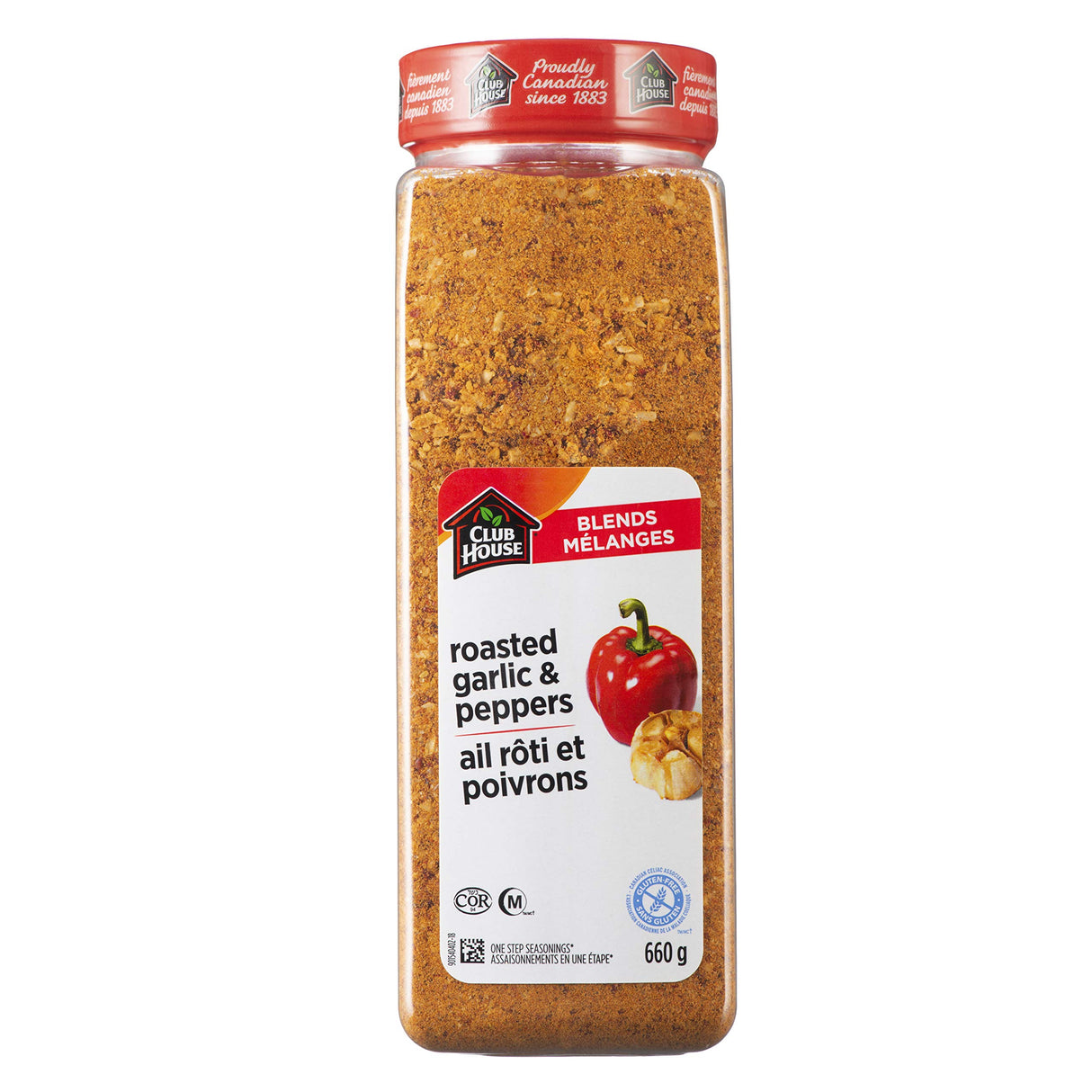 CLUB HOUSE ROASTED GARLIC & PEPPERS 660GR