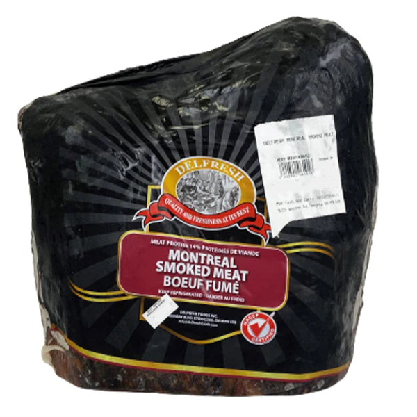 DELFRESH MONTREAL SMOKED MEAT PER KG