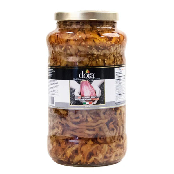 DORA HOT EGGPLANT STRIPS 3.1L