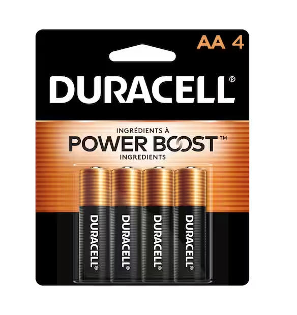 DURACELL AA BATTERIES 4EA