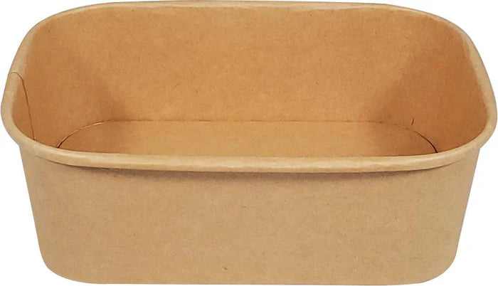 ECO-CRAZE 750ML PE LINED PAPER CONTAINERS RECTANGLE 6X50EA