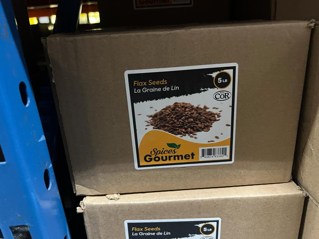 SPICES GOURMET FLAX SEEDS 5LB