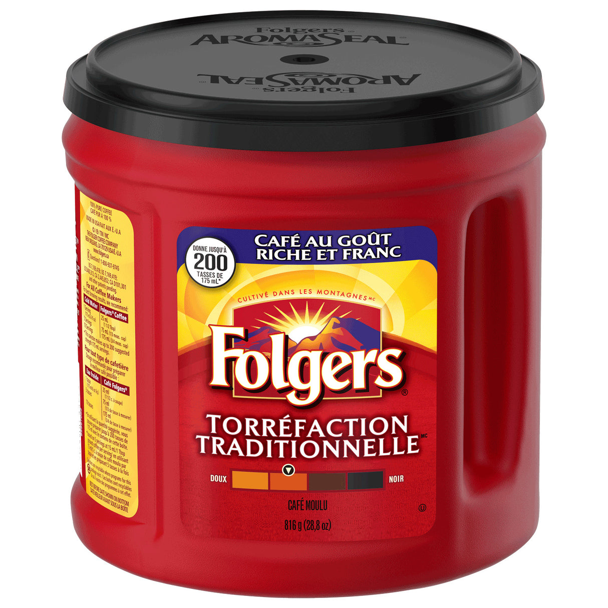 FOLGERS CLASSIC ROAST COFFEE 816GR