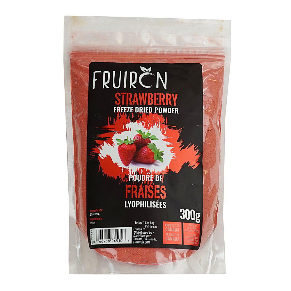 FRUIRON FREEZE DRIED STRAWBERRY POWDER 300GR