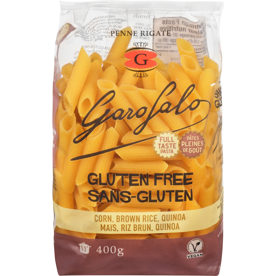 GAROFALO GLUTEN FREE PENNE RIGATE PASTA 12X400GR