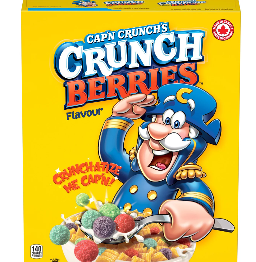 GENERAL MILLS CAPTAIN CRUNCH BERRIES CEREAL 440GR