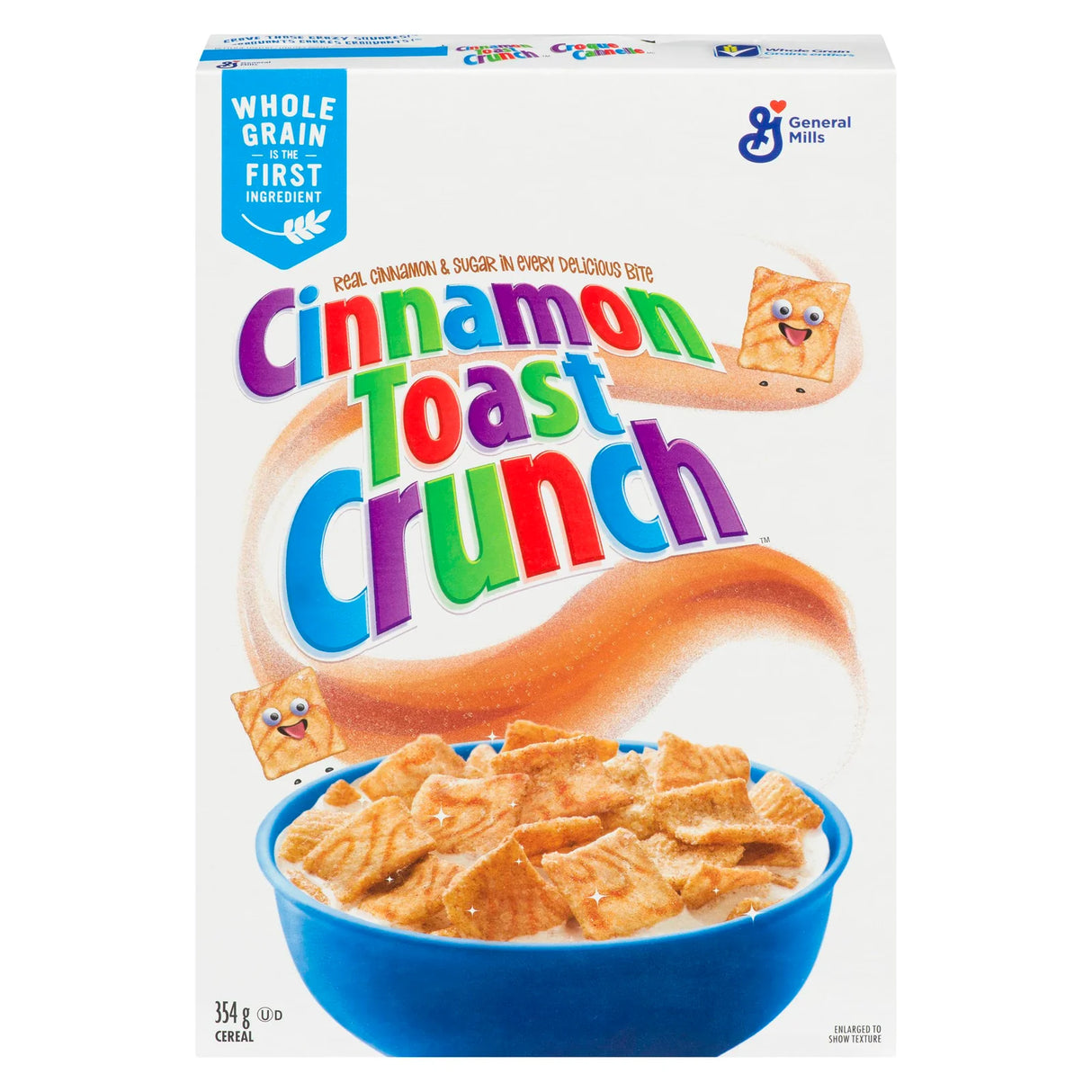 GENERAL MILLS CINNAMON TOAST CRUNCH CEREAL 354GR