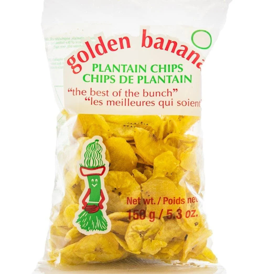 GOLDEN BANANA PLANTAIN CHIPS 150GR
