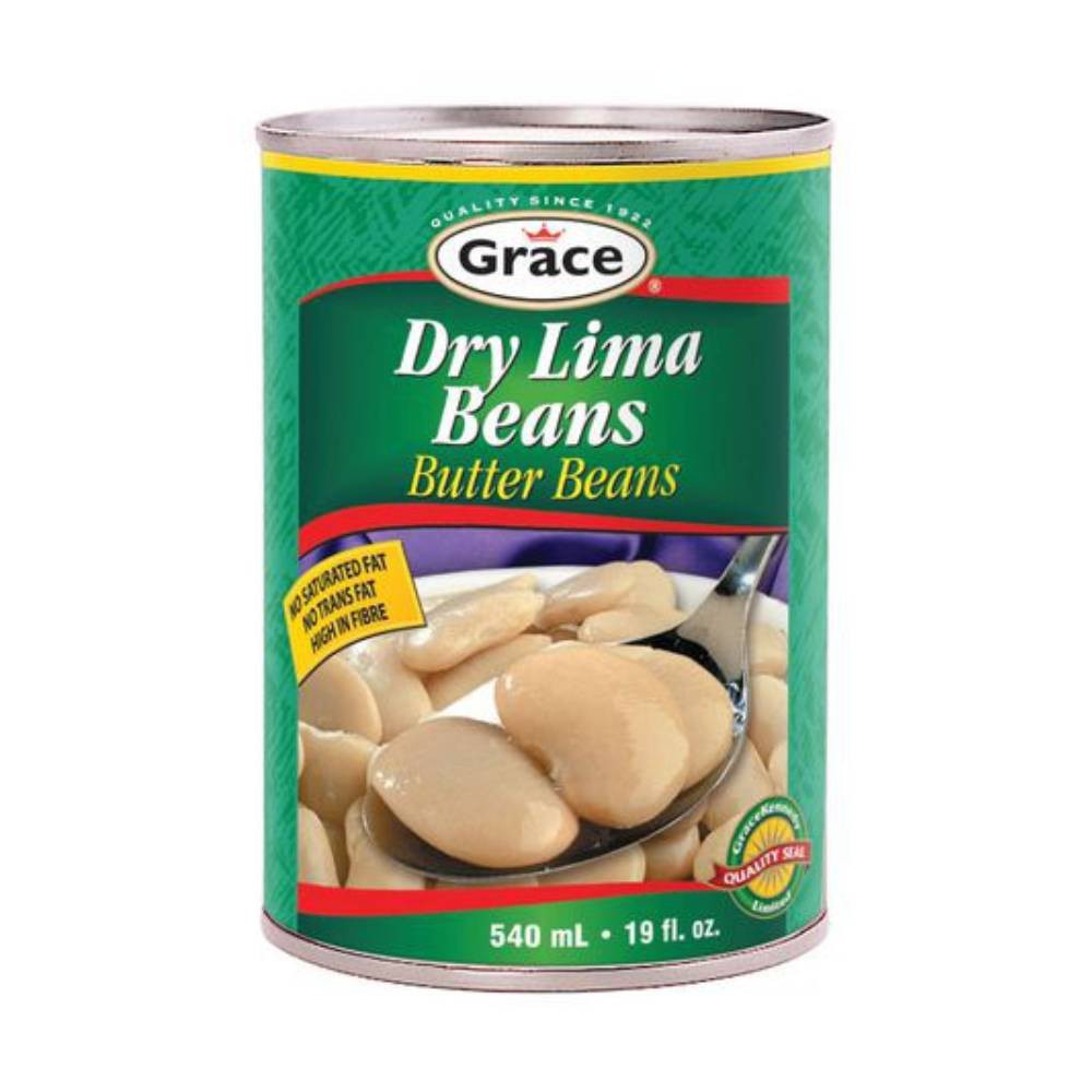 GRACE DRY LIMA BEANS 24X540ML