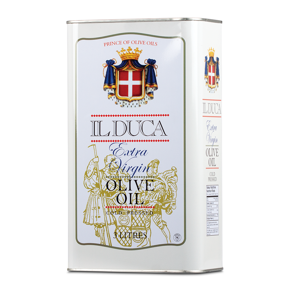 IL DUCA EXTRA VIRGIN OLIVE OIL 4X3L