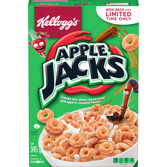 KELLOGGS APPLE JACKS CEREAL 345GR