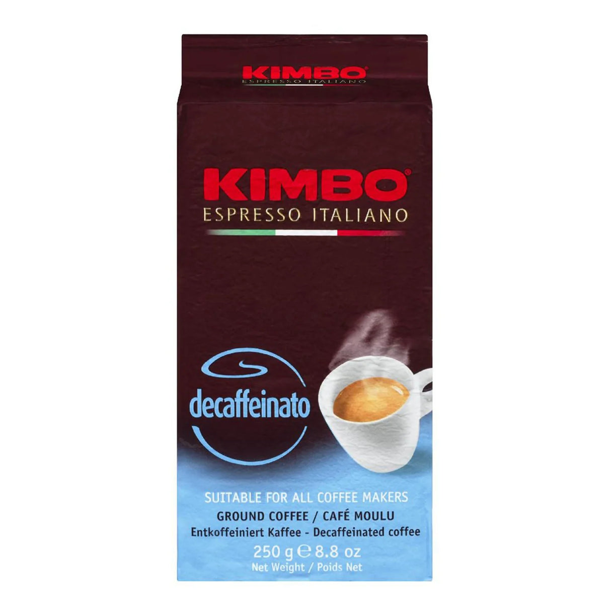 KIMBO DECAF GROUND COFFEE 250GR