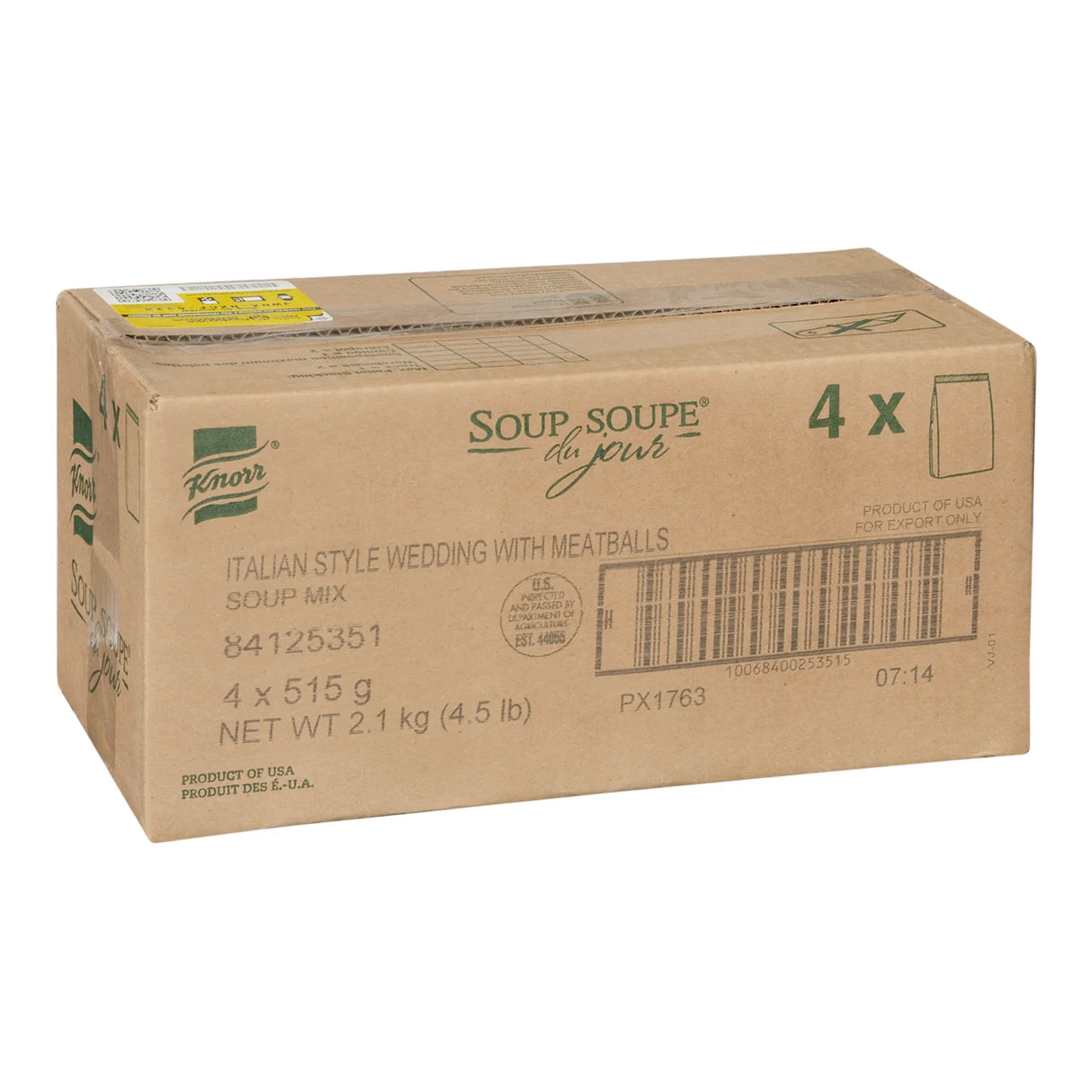 KNORR ITALIAN WEDDING SOUP MIX 4X515GR
