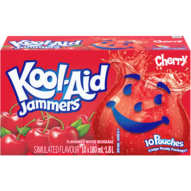 KOOL AID JAMMERS CHERRY 10X180ML