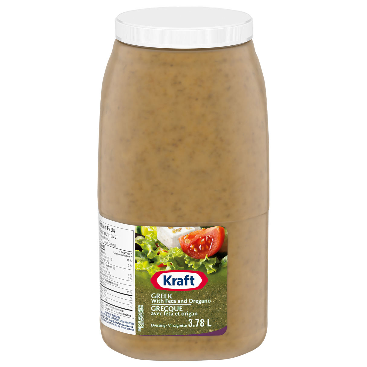 KRAFT HEINZ GREEK FETA & OREGANO DRESSING 3.78L