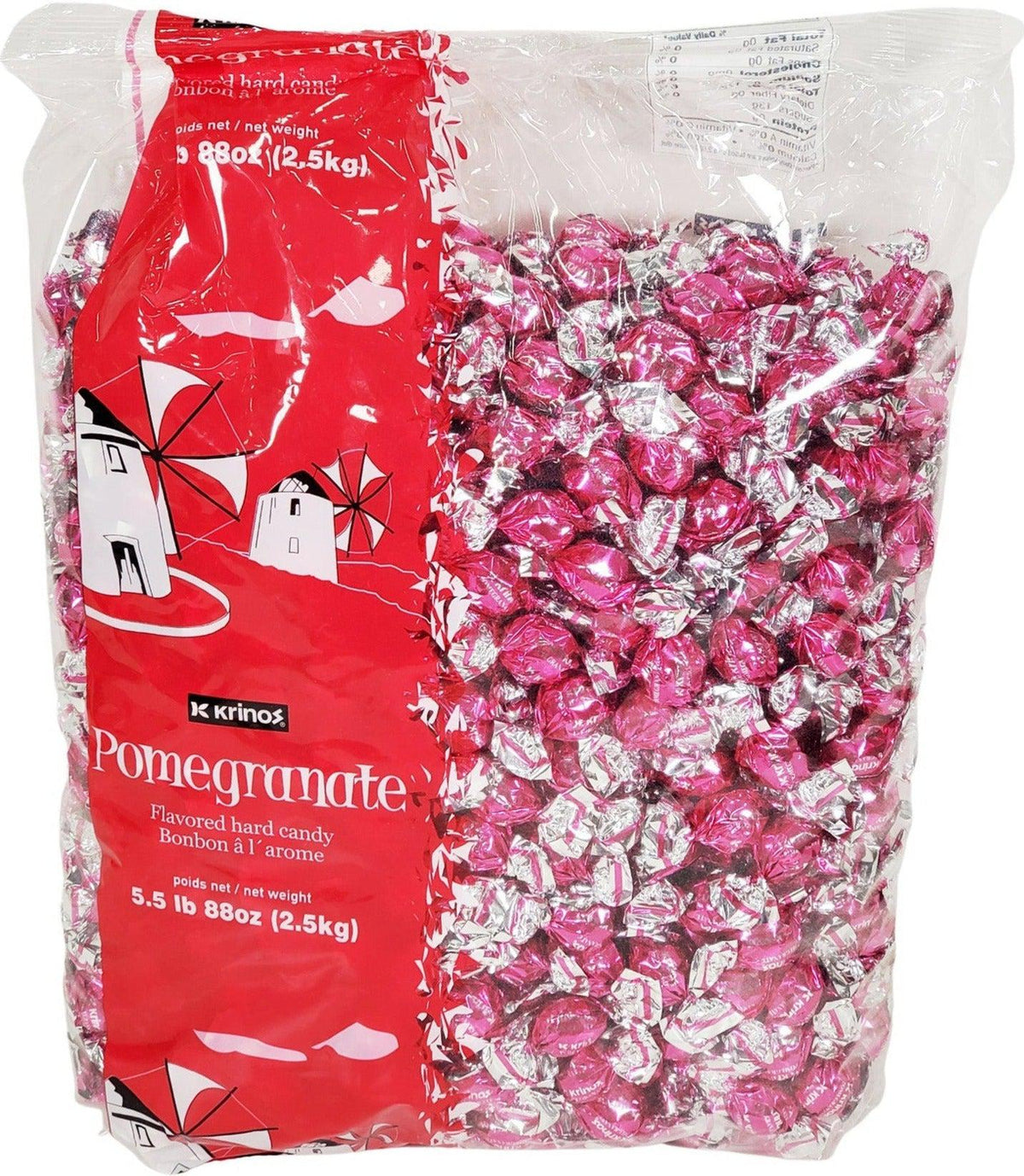 KRINOS POMEGRANATE CANDY 2.5KG