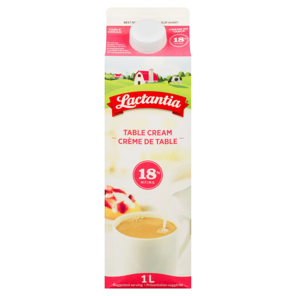 LACTANTIA 18% CREAM 1L
