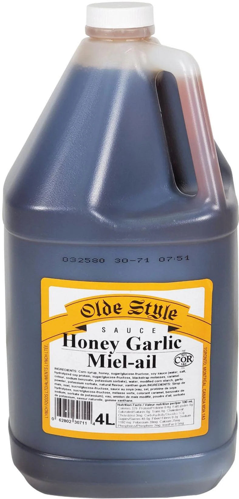 LYNCH OLDE STYLE HONEY GARLIC SAUCE 4L