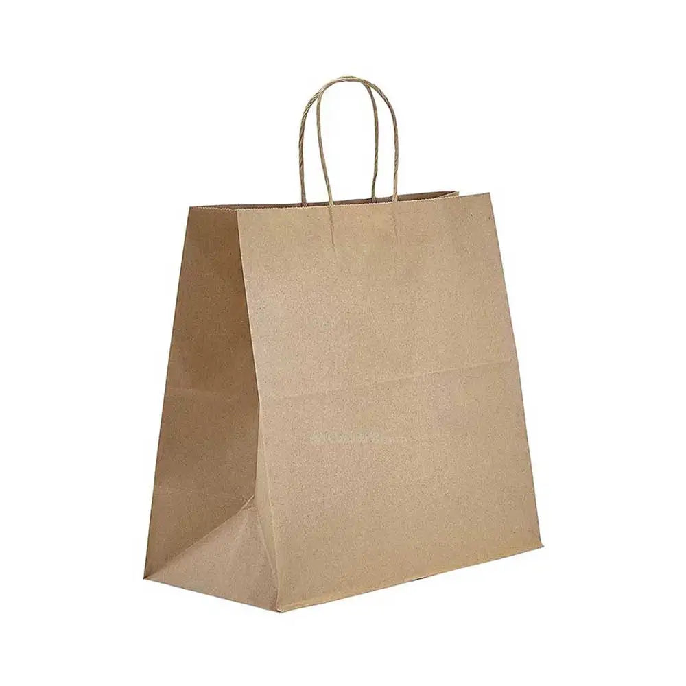 MAHER 14X9.6X16.5 BROWN HANDLE BAGS 150EA