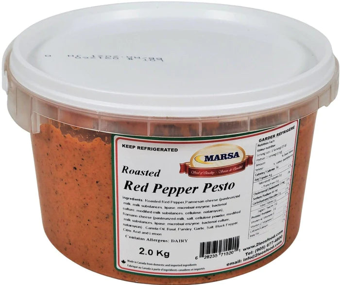 MARSA ROASTED RED PEPPER PESTO 2KG