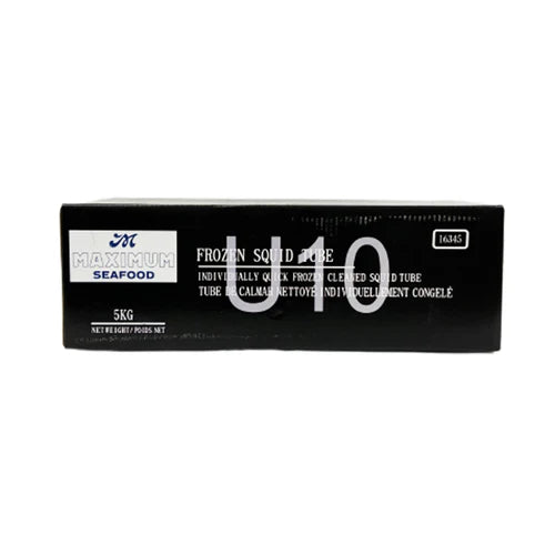 MAXIMUM SEAFOOD SQUID TUBES U10 11LB