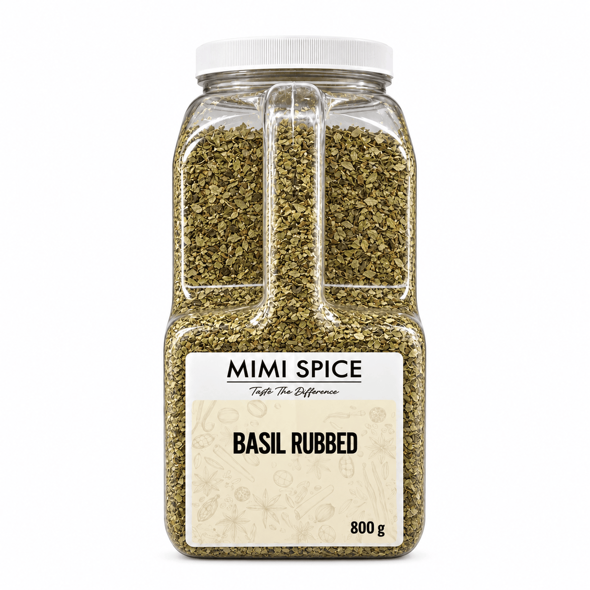 Mia Food Service Spices & Seasonings MIMI SPICE BASIL RUBBED 800GR MIMI SPICE BASIL RUBBED 800GR