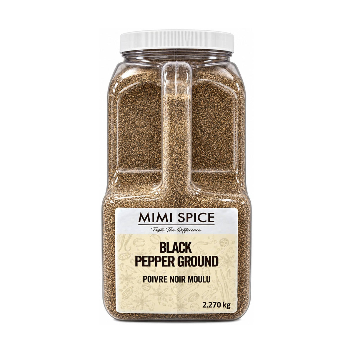 Mia Food Service Spices & Seasonings MIMI SPICE BLACK PEPPER GROUND 2.27KG MIMI SPICE BLACK PEPPER GROUND 2.27KG