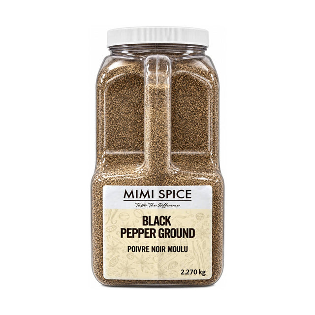 Mia Food Service Spices & Seasonings MIMI SPICE BLACK PEPPER GROUND 2.27KG MIMI SPICE BLACK PEPPER GROUND 2.27KG