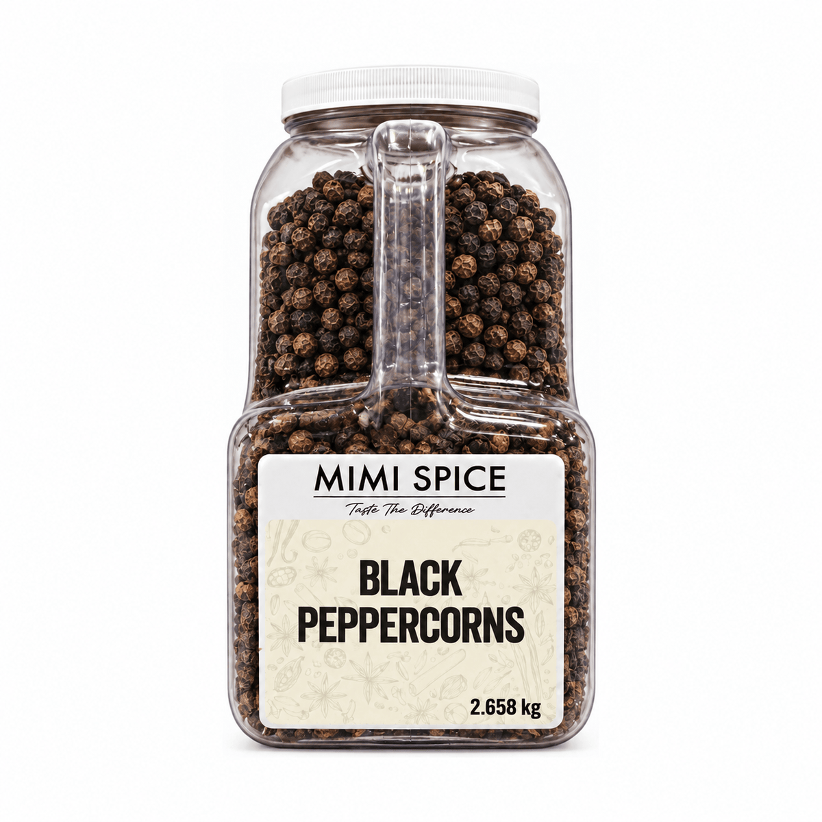 Mia Food Service Spices & Seasonings MIMI SPICE BLACK PEPPERCORNS 2.658KG MIMI SPICE BLACK PEPPERCORNS 2.658KG