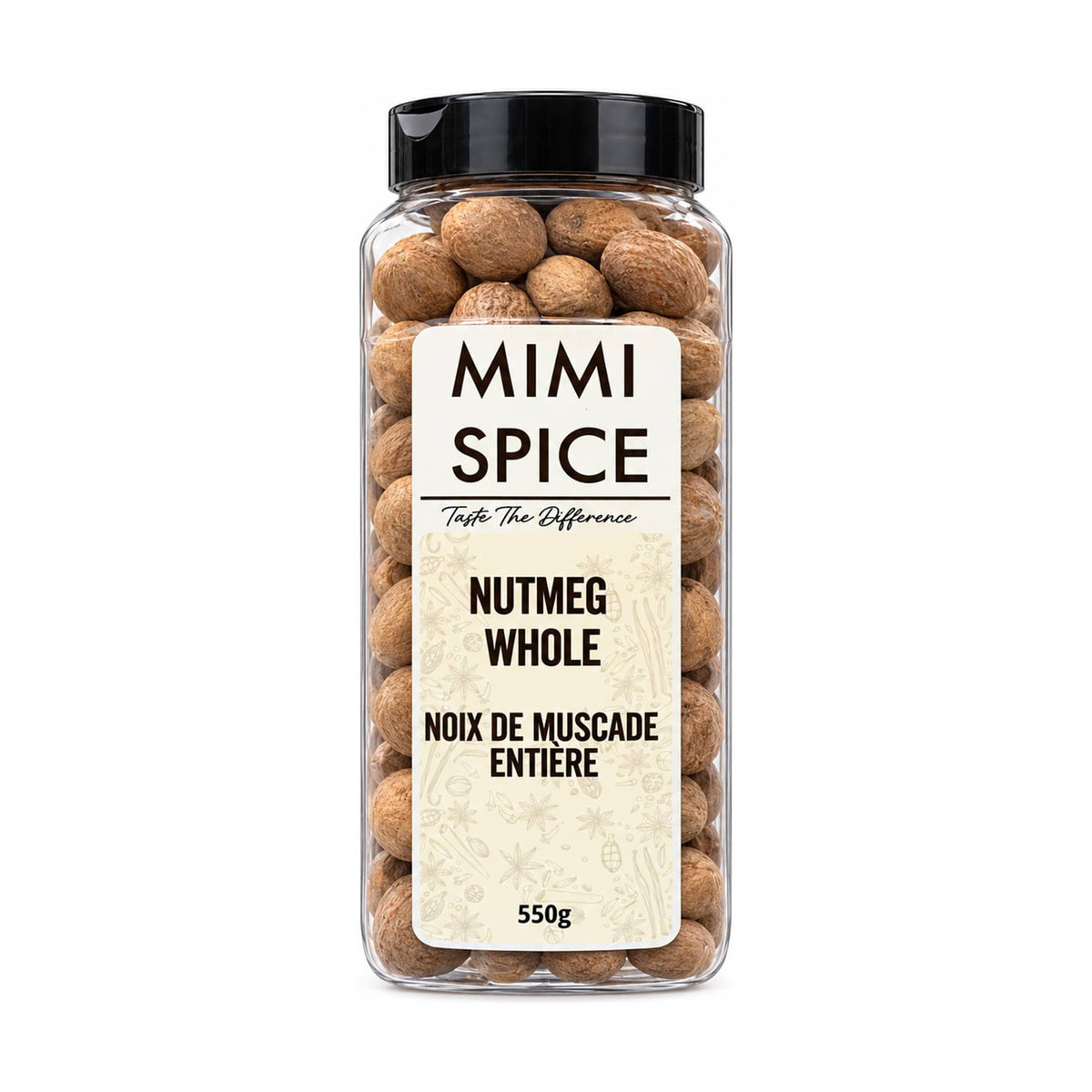Mia Food Service Spices & Seasonings MIMI SPICE NUTMEG WHOLE 550GR MIMI SPICE NUTMEG WHOLE 550GR