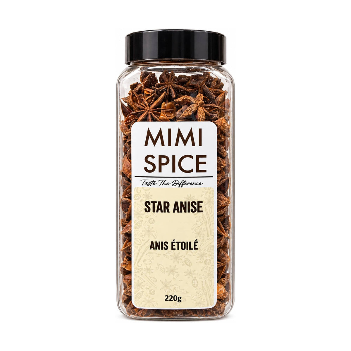 Mia Food Service Spices & Seasonings MIMI SPICE STAR ANISE 220GR MIMI SPICE STAR ANISE 220GR