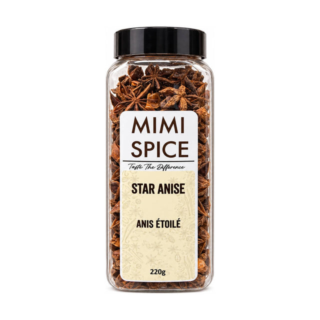 Mia Food Service Spices & Seasonings MIMI SPICE STAR ANISE 220GR MIMI SPICE STAR ANISE 220GR