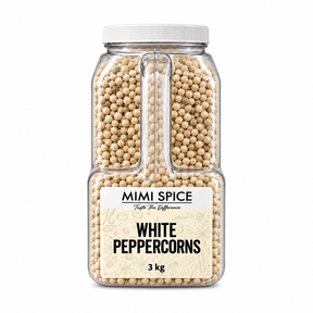 Mia Food Service Spices & Seasonings MIMI SPICE WHITE PEPPERCORNS 3KG MIMI SPICE WHITE PEPPERCORNS 3KG