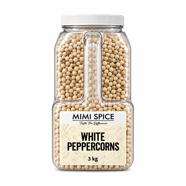 Mia Food Service Spices & Seasonings MIMI SPICE WHITE PEPPERCORNS 3KG MIMI SPICE WHITE PEPPERCORNS 3KG