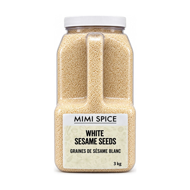 Mia Food Service Spices & Seasonings MIMI SPICE WHITE SESAME SEEDS 3KG MIMI SPICE WHITE SESAME SEEDS 3KG