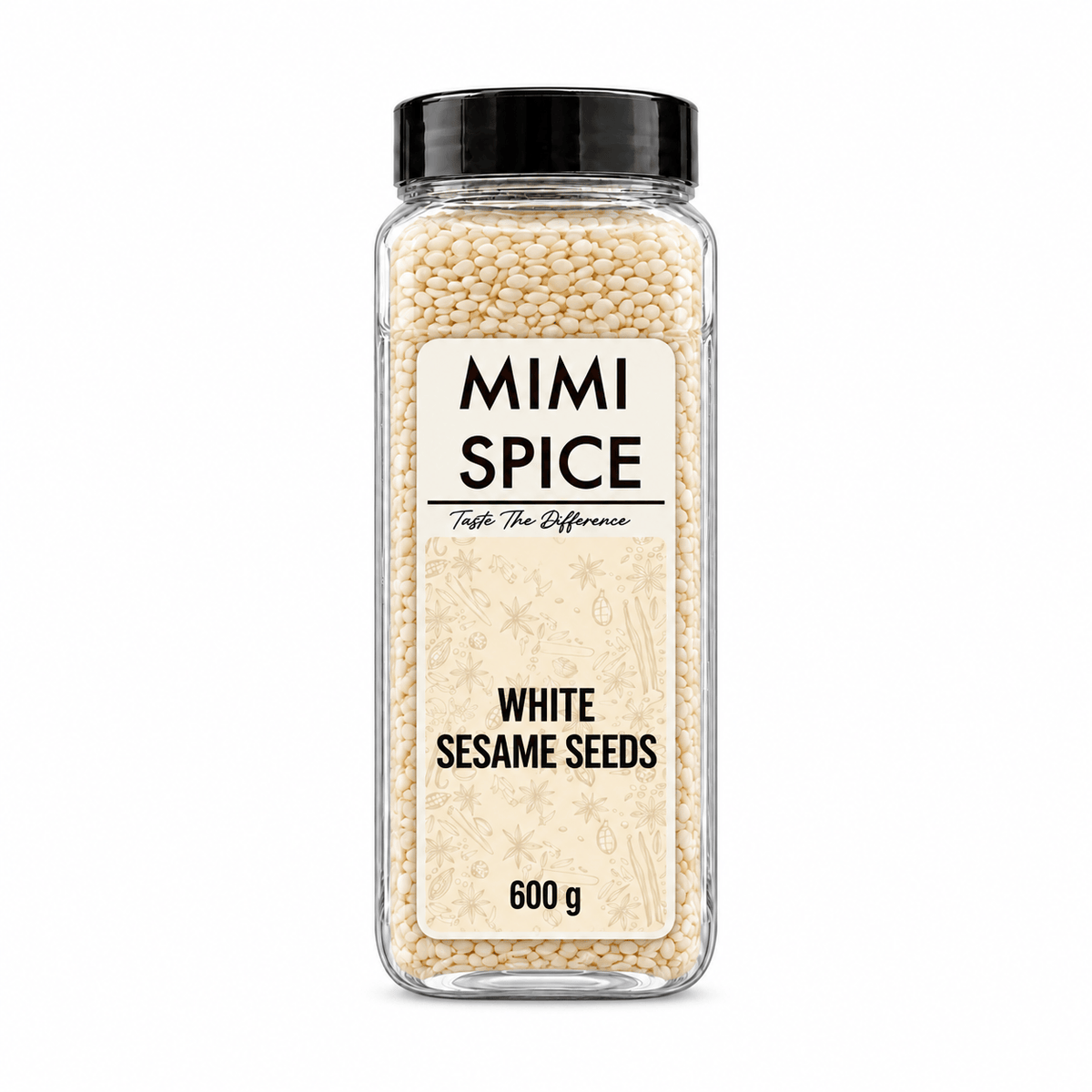 Mia Food Service Spices & Seasonings MIMI SPICE WHITE SESAME SEEDS 600GR MIMI SPICE WHITE SESAME SEEDS 600GR
