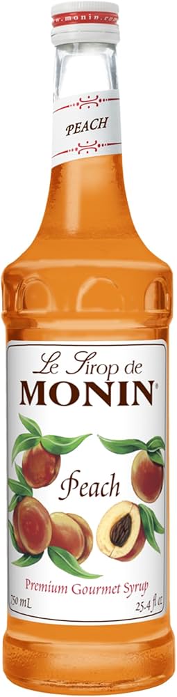 MONIN PEACH SYRUP 750ML