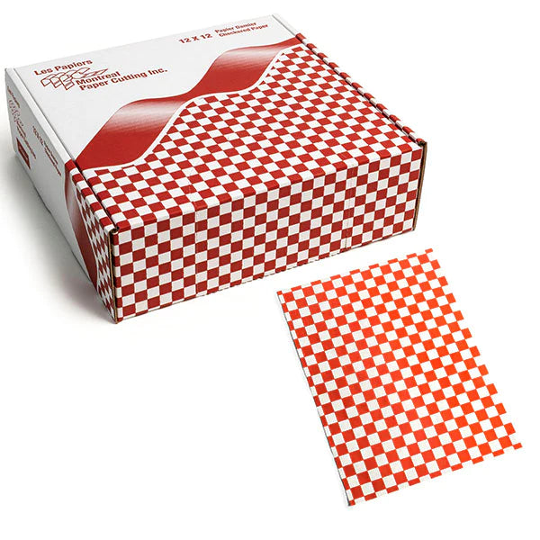 MPC 12X12 RED CHECKERED PAPER 1000EA