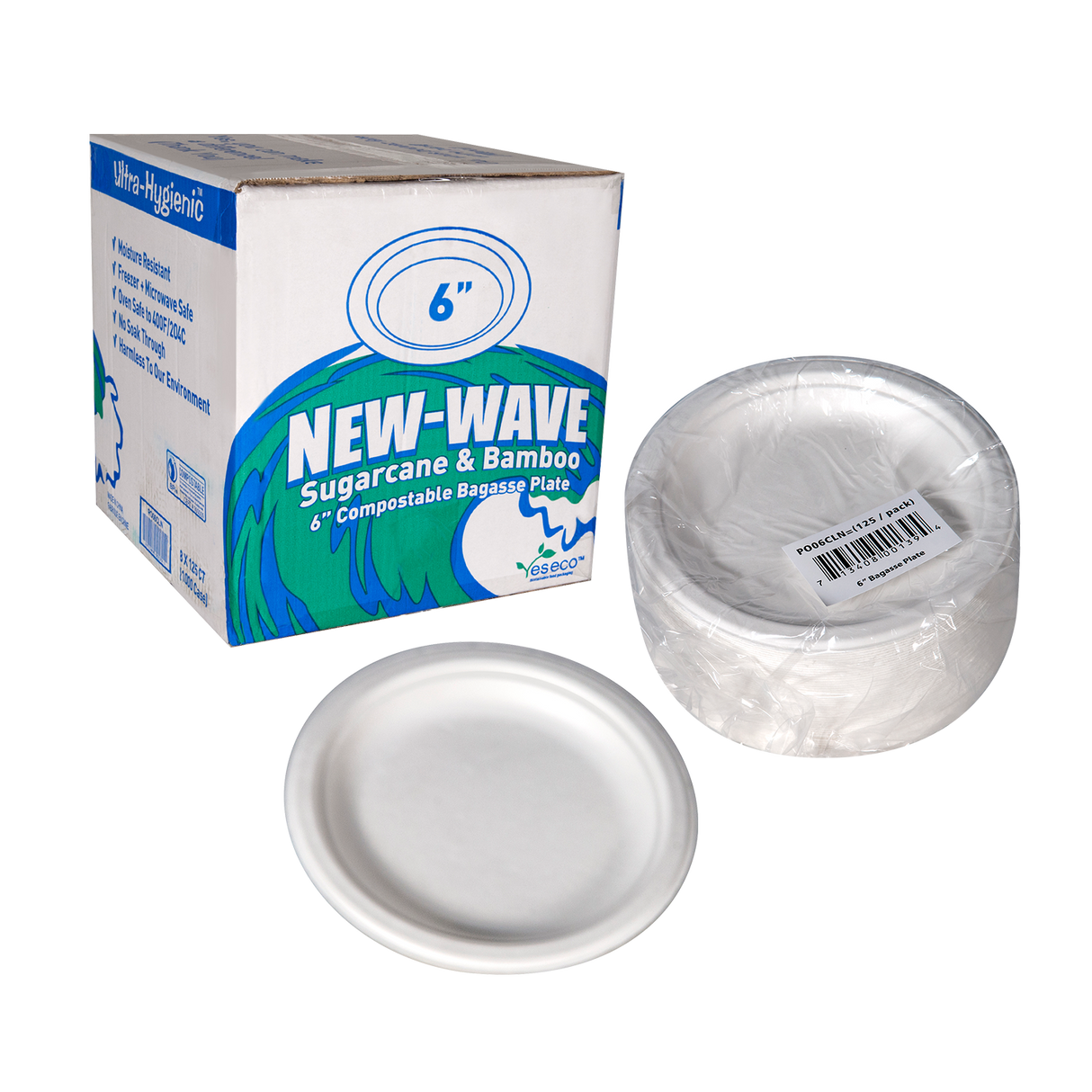NEWWAVE 6" BIO PLATES 8X125EA