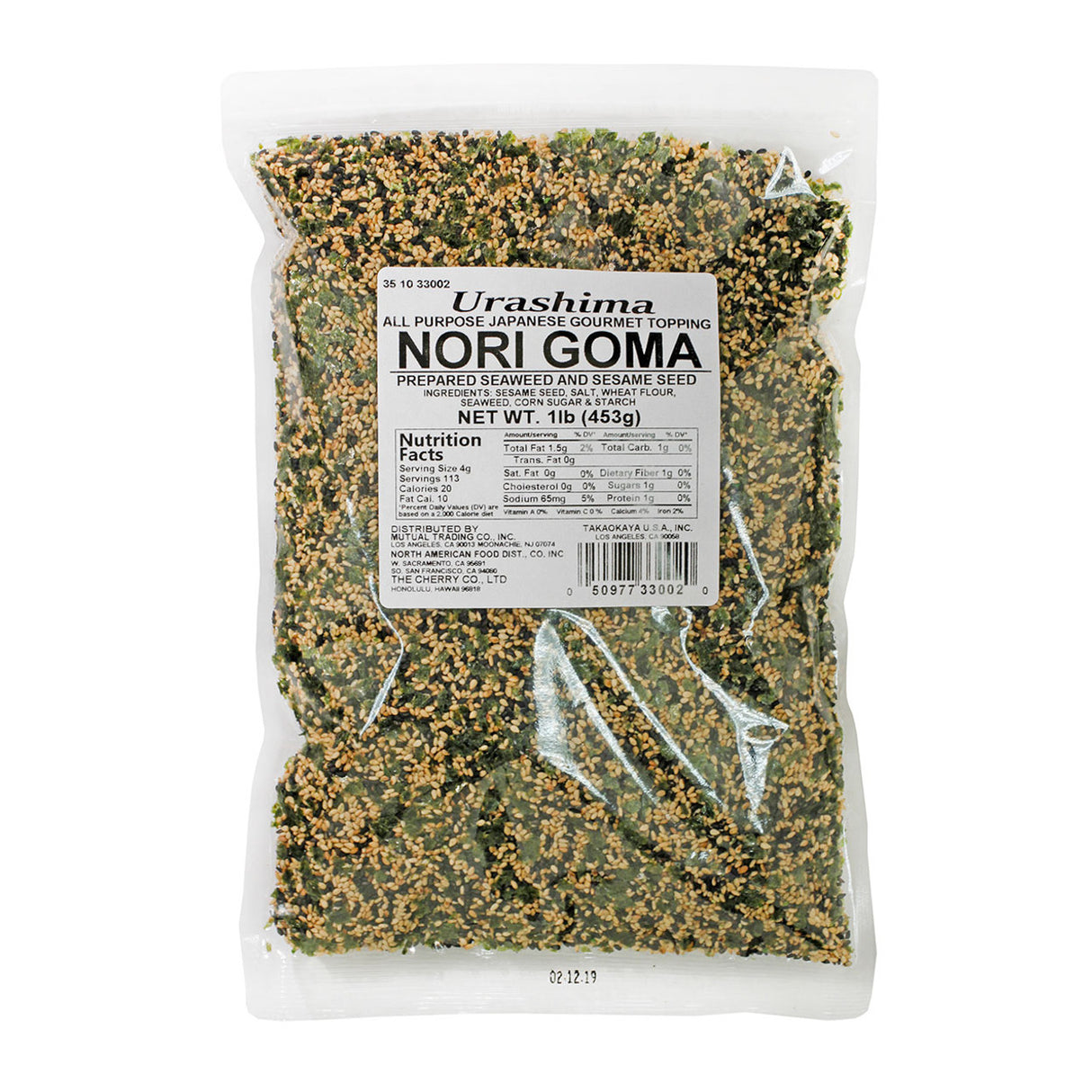 NORI GOMA SEAWEED & SESAME FURIKAKE SEASONING 1LB