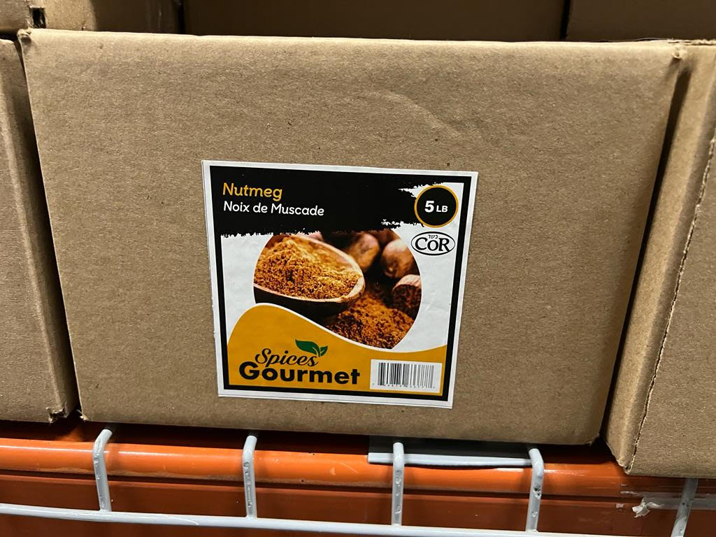 SPICES GOURMET NUTMEG GROUND 5LB