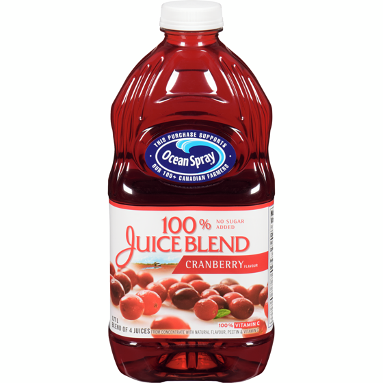 OCEAN SPRAY 100% CRANBERRY COCKTAIL 1.77L