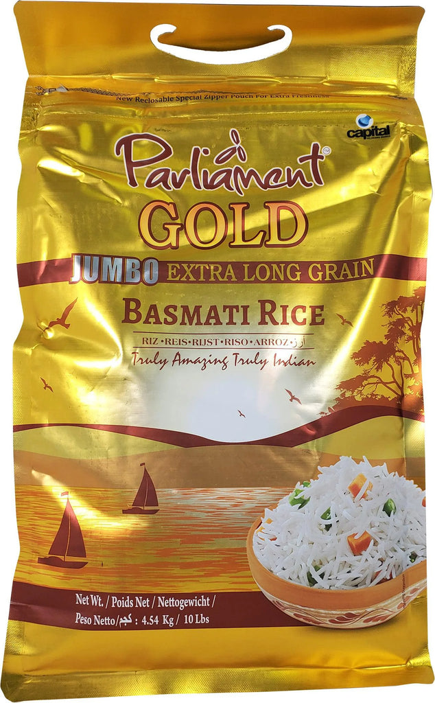 PARLIAMENT GOLD BASMATI RICE 4.54KG Mia Food Service