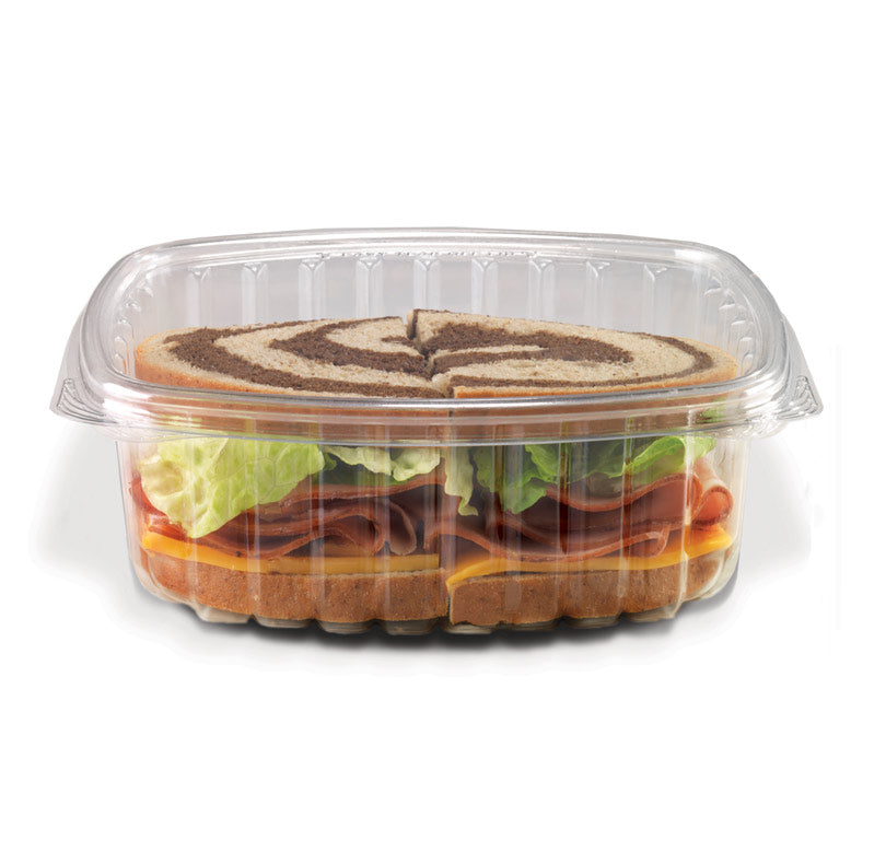 PLACON 32OZ CS32 CLEAR CLAMSHELL CONTAINERS 200EA