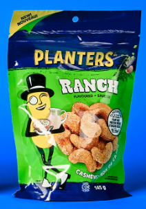 PLANTERS RANCH CASHEWS 8X145GR