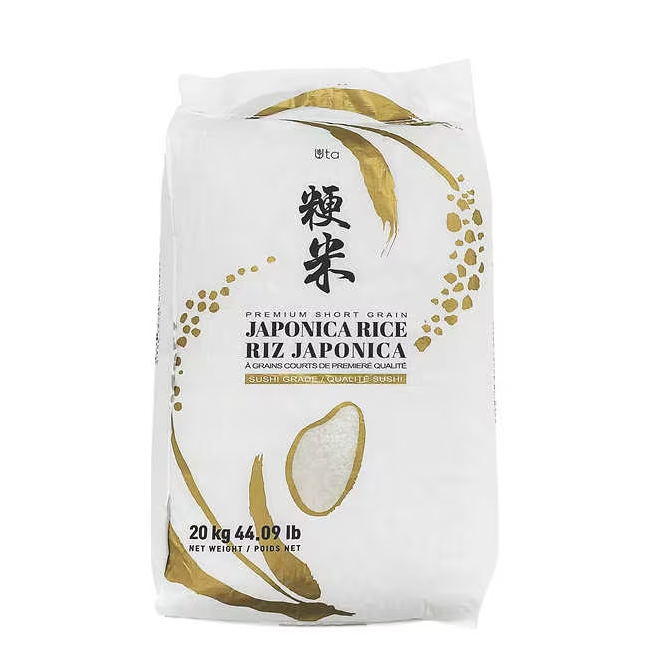 Ran Rice RAN FOODS JAPONICA SUSHI RICE 20KG – Mia Food Service