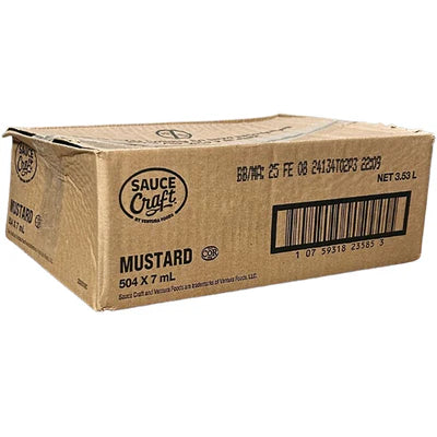 SAUCE CRAFT MUSTARD PORTIONS 500X7ML