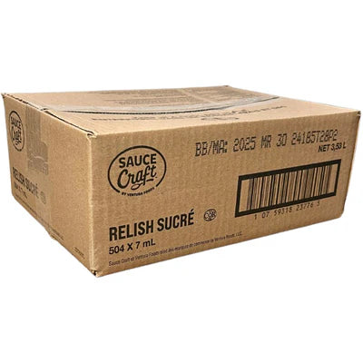 SAUCE CRAFT SWEET RELISH PORTION PACKS 500X7ML