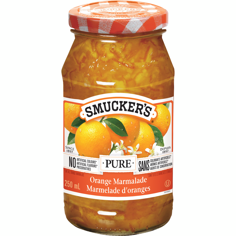 SMUCKERS PURE ORANGE MARMALADE 250ML