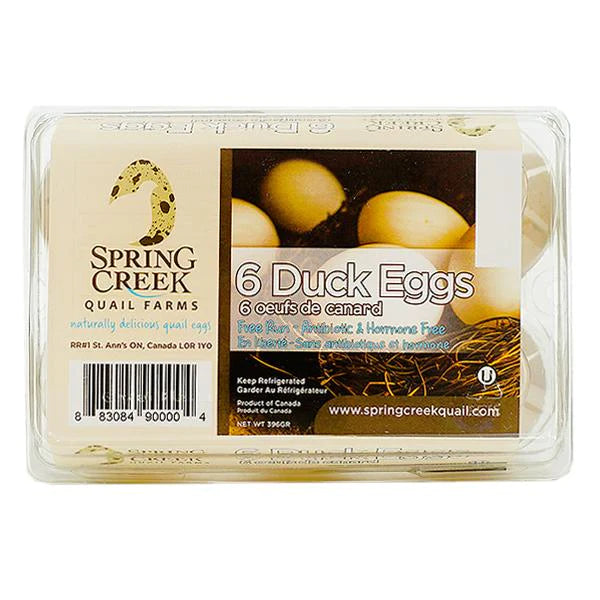 Springbrook Egg SPRING CREEK ALL NATURAL DUCK EGGS 6EA – Mia Food Service